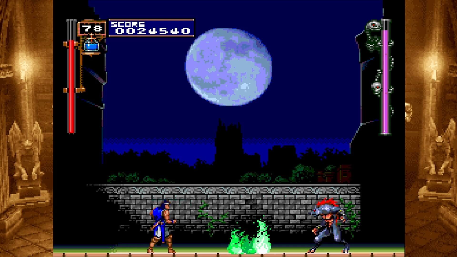 Castlevania Rondo of Blood - геймплей игры на PlayStation Portable